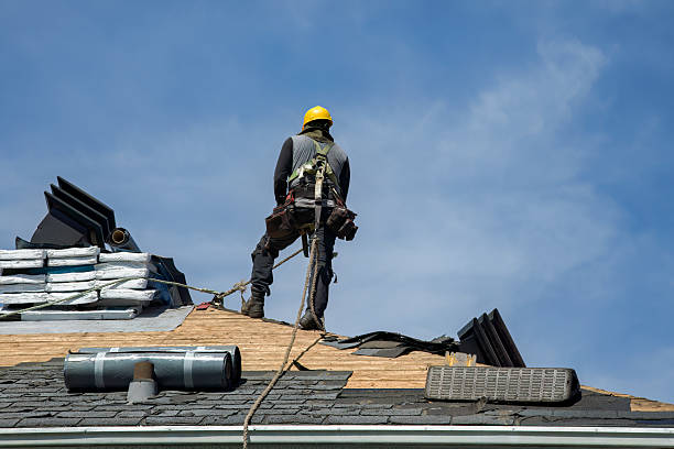 Professional Roof Installation technician working in Barnesville, OH